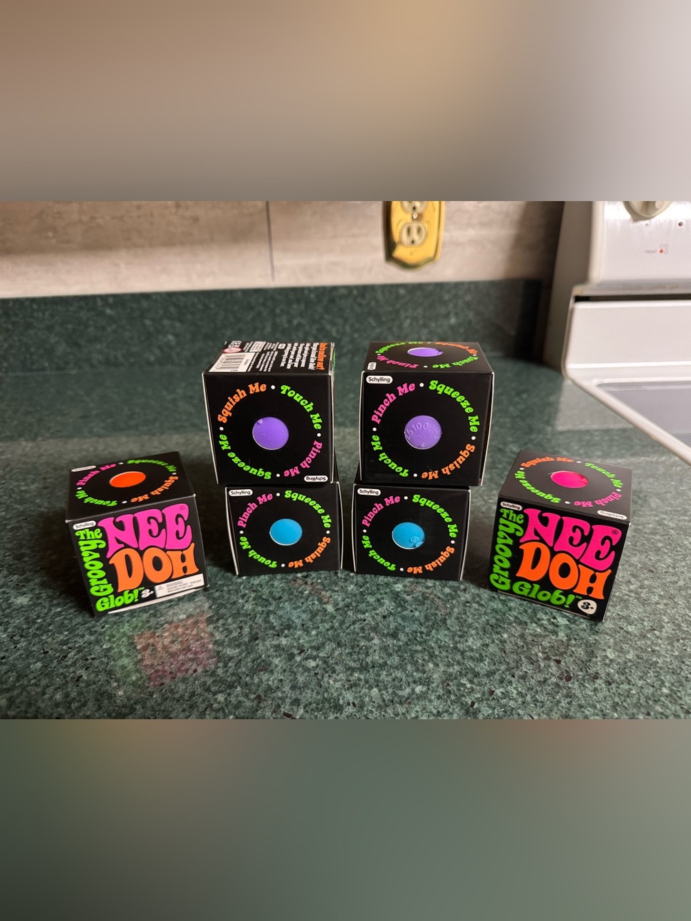 Nee Doh- Groovy Glob (Pink, Purple, Blue 1 of each available)